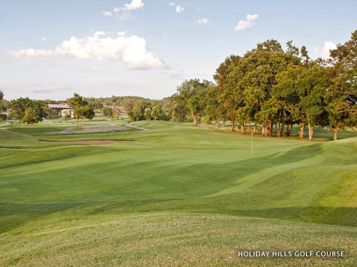 Scenic golf course in Branson.