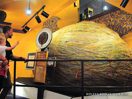 World's largest ball of yarn found in a museum in Branson.