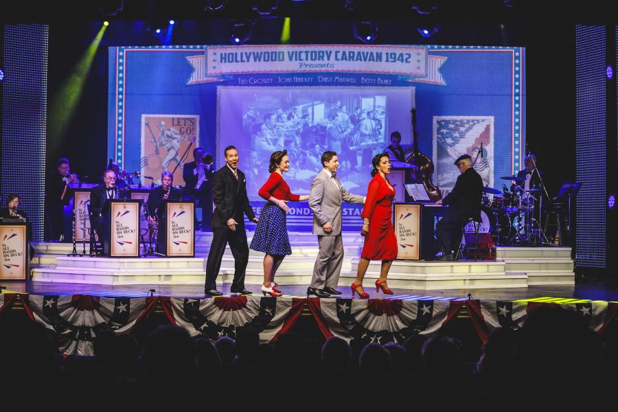 All Hands on Deck performers on stage in Branson.