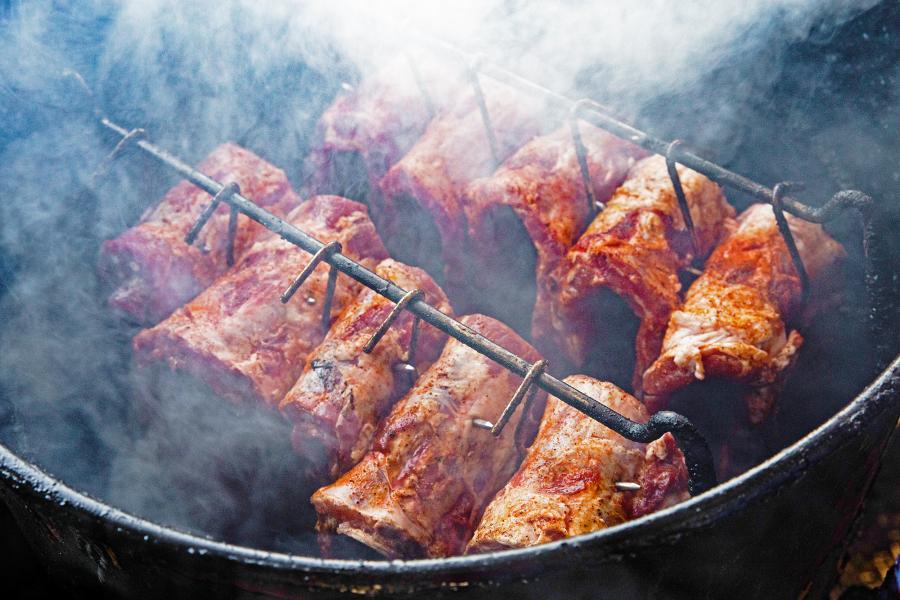 Try some Ozark's style BBQ at Gettin' Basted.