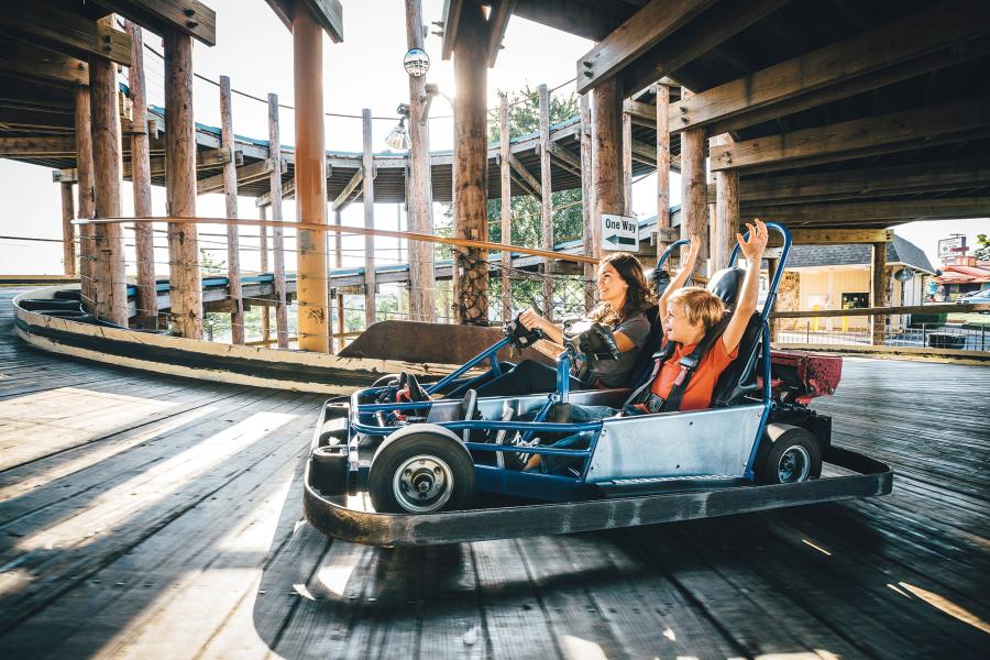 Take a high-speed ride at the Track Fun Parks.