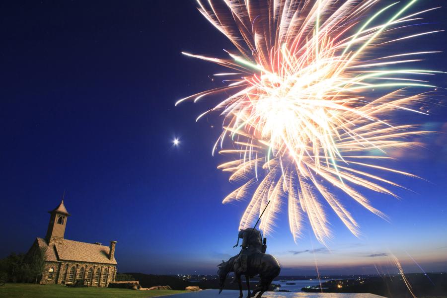 Fireworks Reflecting Pool