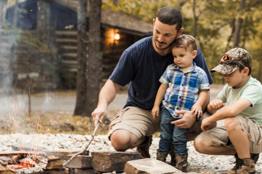 Silver Dollar City Campground Family Dad Camp Fall