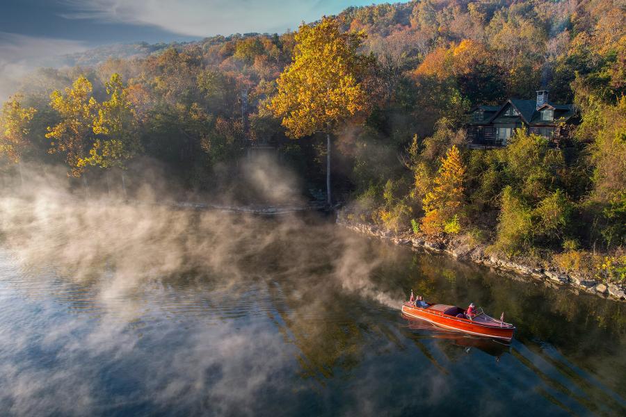 Big Cedar Fall Cabin fishing hero