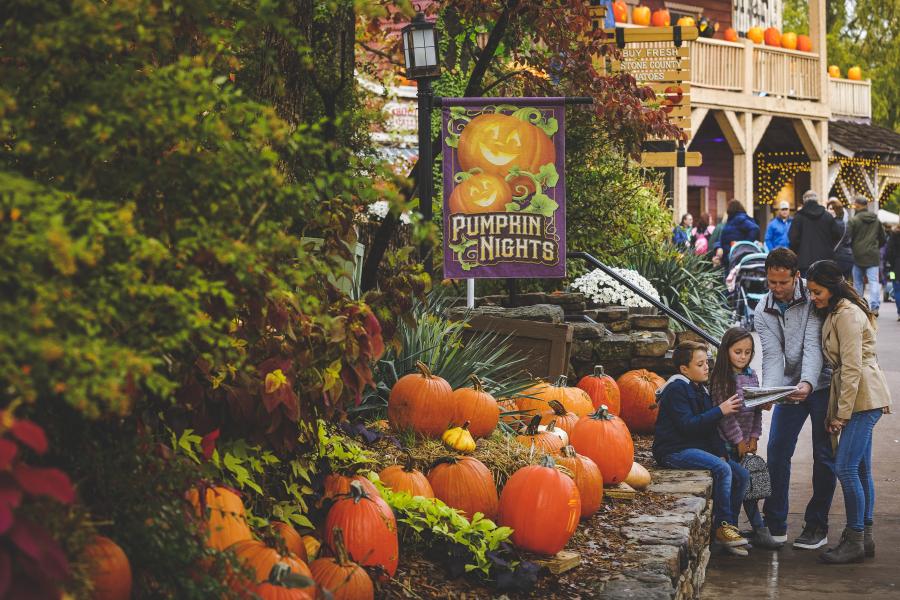 A family enjoying Pumpkin Fest at SDC