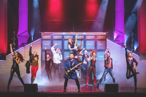 anthems of rock cast on stage in branson, mo