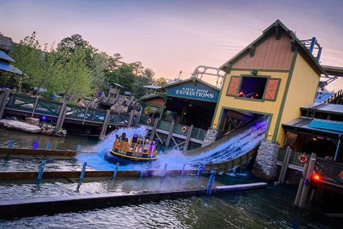 water ride drop in Branson