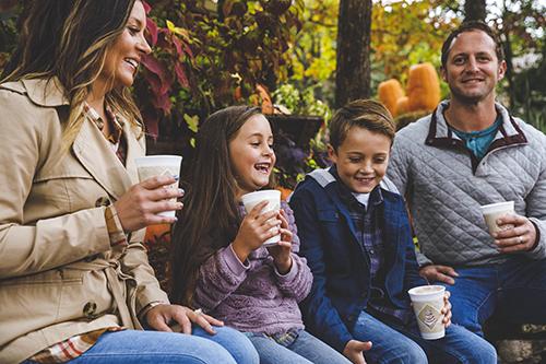 family-drinking-beverage-falltime