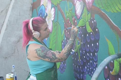 branson nature mural painting downtown