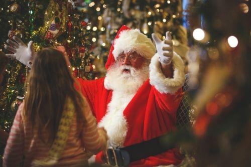 santa open arms