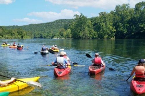 kayaking in branson