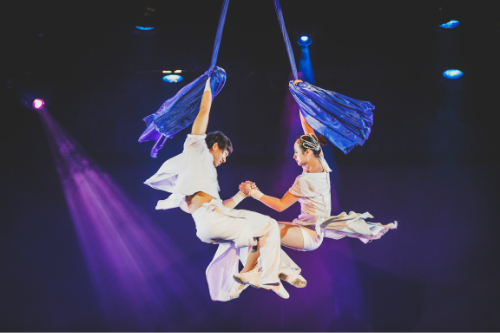 silk acrobatics