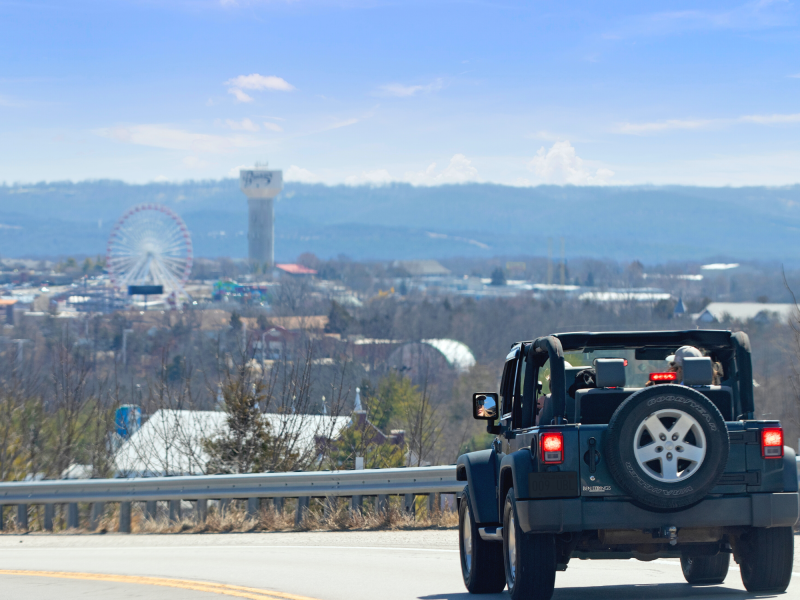 jeep on the road hero