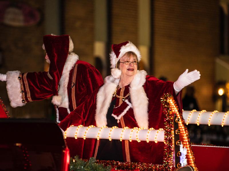 In 1953 the Chamber of Commerce started the Adoration Parade.