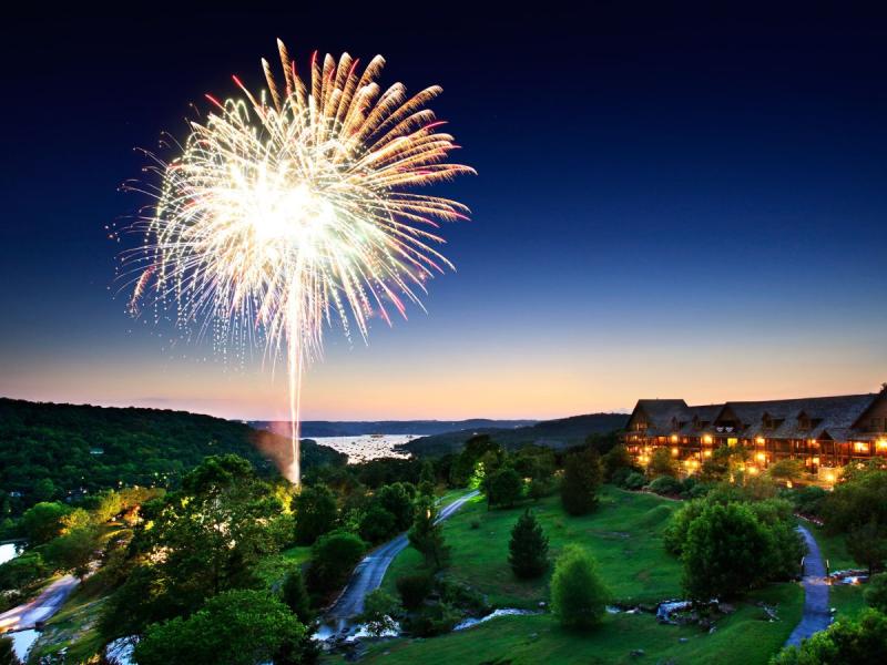 Fireworks at Big Cedar Lodge