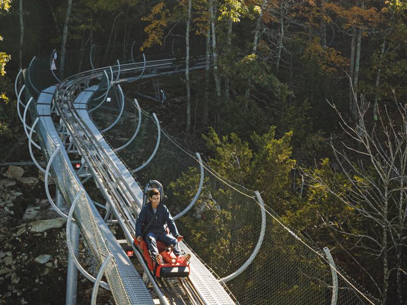 Enjoy some thrills in the hills at Shepherd of the Hills.