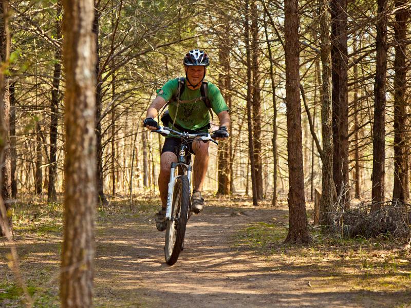 Get active biking our many trails.