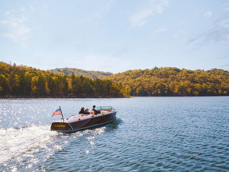 Enjoy the fall sights from Table Rock Lake.