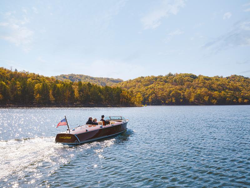 Enjoy the fall sights from Table Rock Lake.