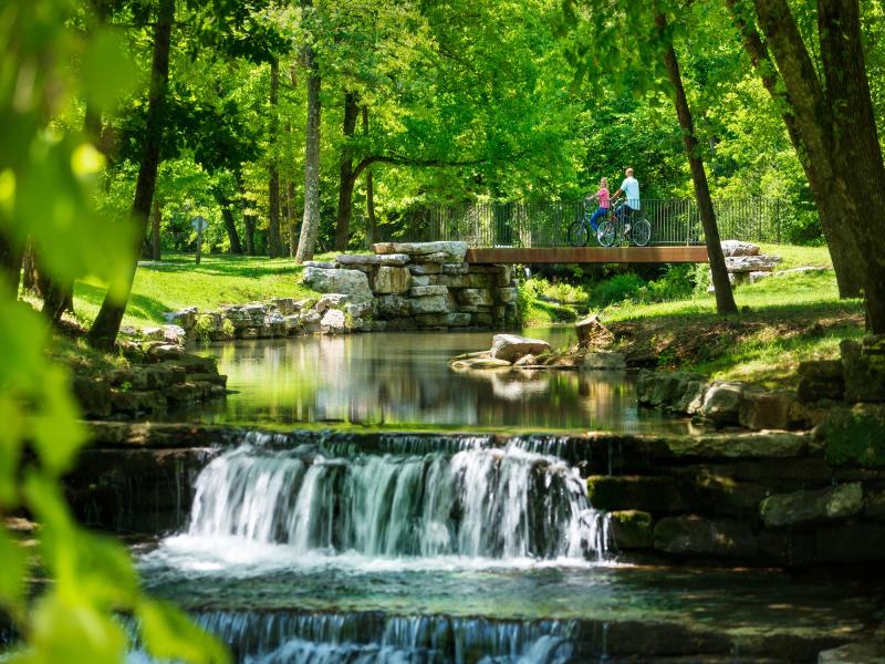 Dogwood Canyon Couples Biking