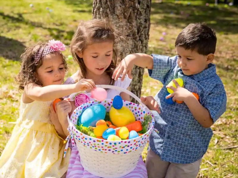 Shepherd of the Hills SpringFest Egg Hunt Kid