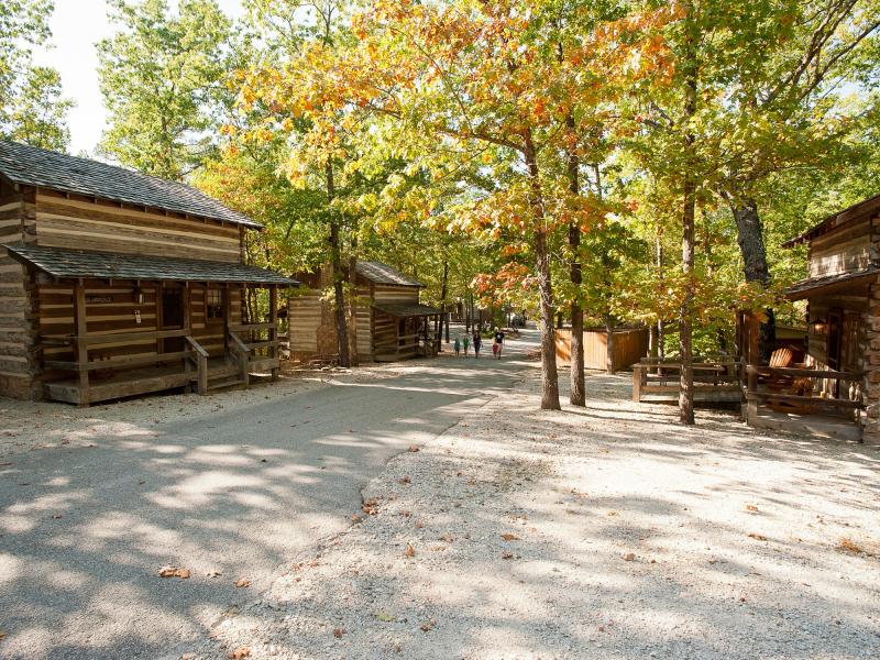 Silver Dollar City SDC Cabin Lane Fall Lodging