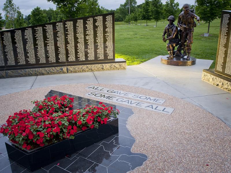 The Missouri Vietnam Veterans Memorial at Patriots Park College of the Ozarks C of O