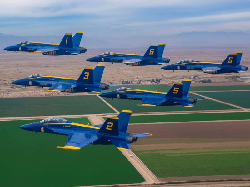 Blue Angels Flying
