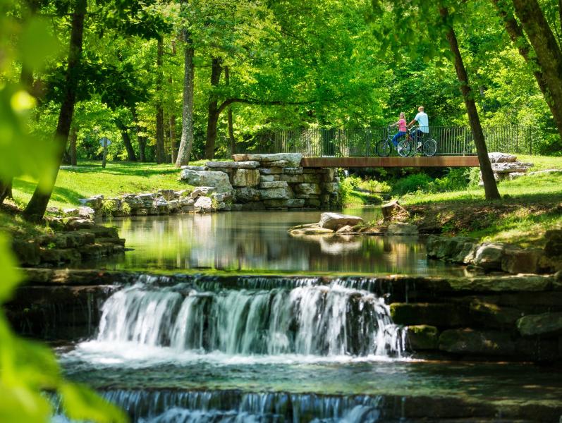 Dogwood Canyon Couples Biking