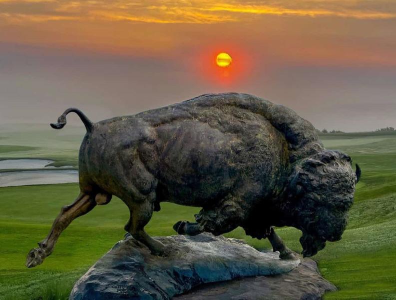 Buffalo Statue at Buffalo Ridge