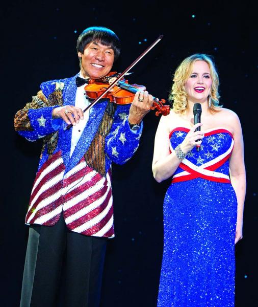 Shoji Tabuchi and his daughter Christina Lingo-Tabuchi