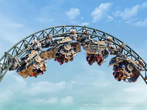 Time Traveler ride at Silver Dollar City.