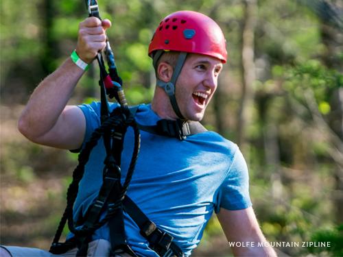 Wolfe Mountain Zipline in Branson Mo