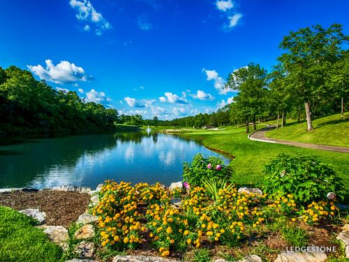 Scenic golf course in Branson.