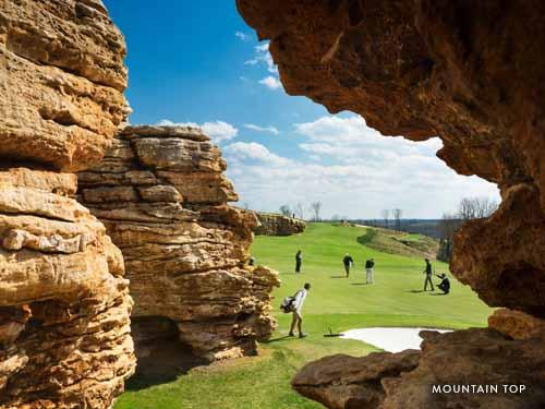 Scenic golf course in Branson.