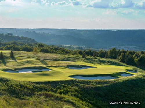Scenic golf course in Branson.