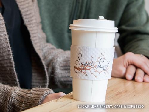 Couple on a coffee date at Sugar Leaf Coffee Shop in Branson.