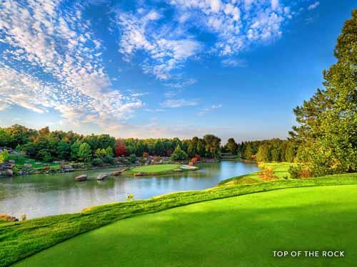 Scenic golf course in Branson.
