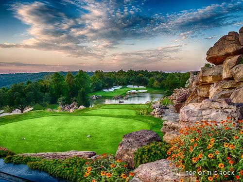 Scenic golf course in Branson.