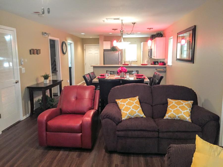 Living room - dual reclining loveseat & recliner