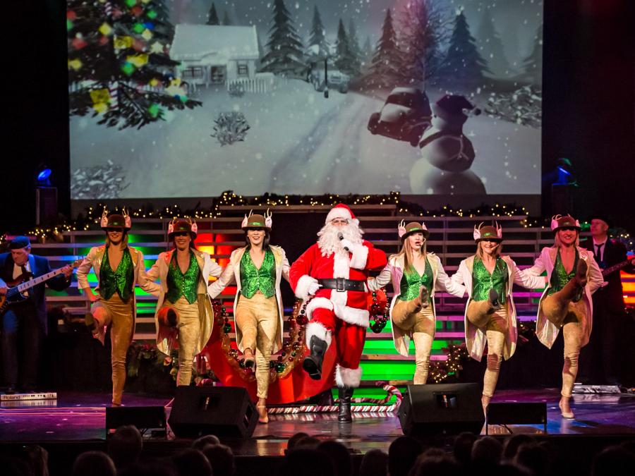 Dancing with Santa