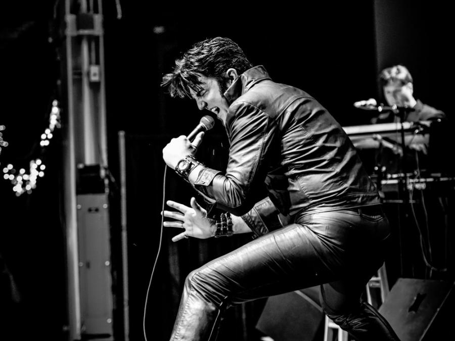 Elvis Black Leather