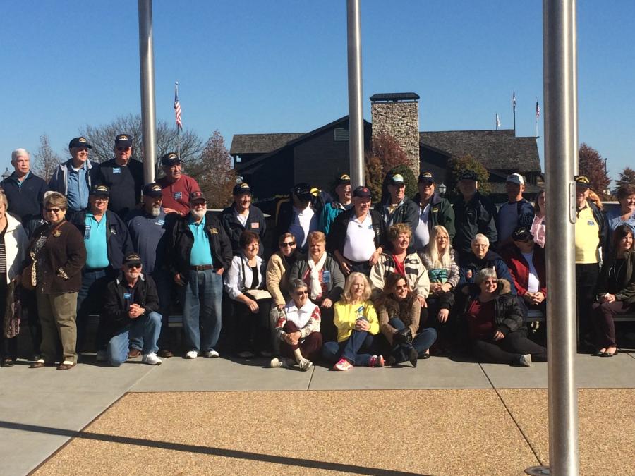 Vietnam Memorial group photo