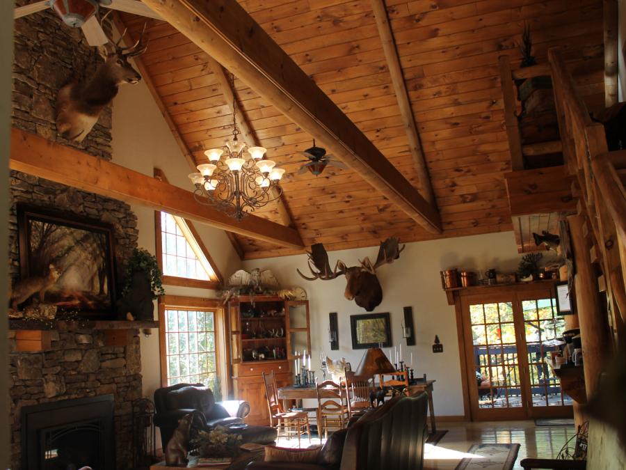 Lobby area in main lodge