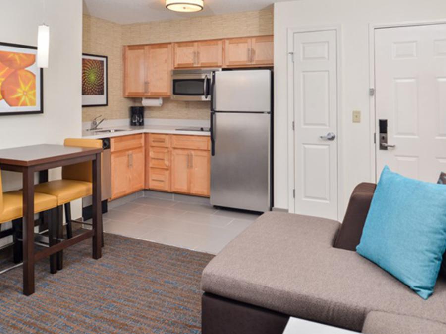 Studio/One Bedroom suite kitchen and dining area