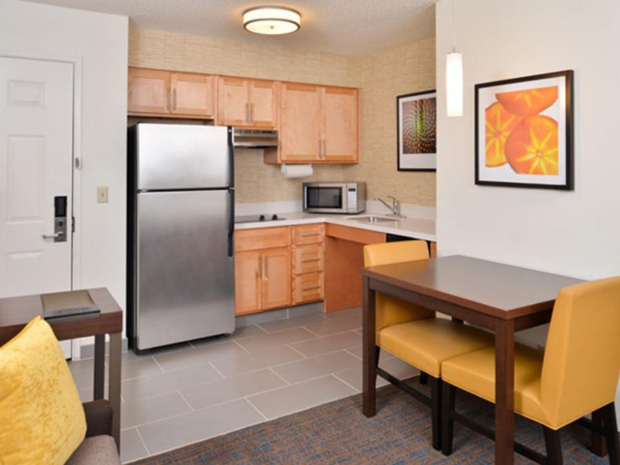 Studio/One Bedroom suite kitchen and dining area