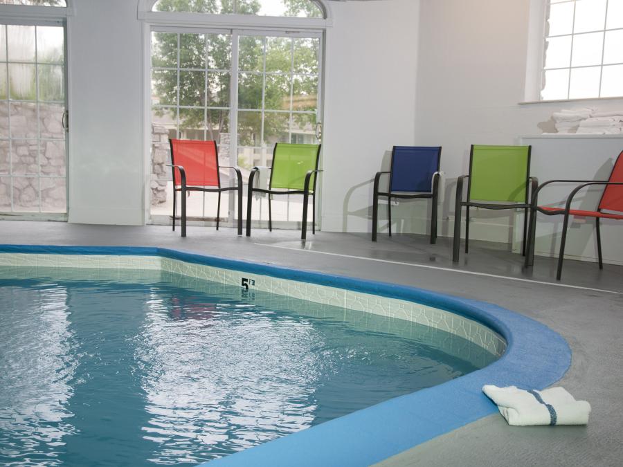 One of our two indoor pools