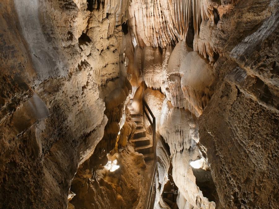 Explore the beauty found in Talking Rocks Cavern.