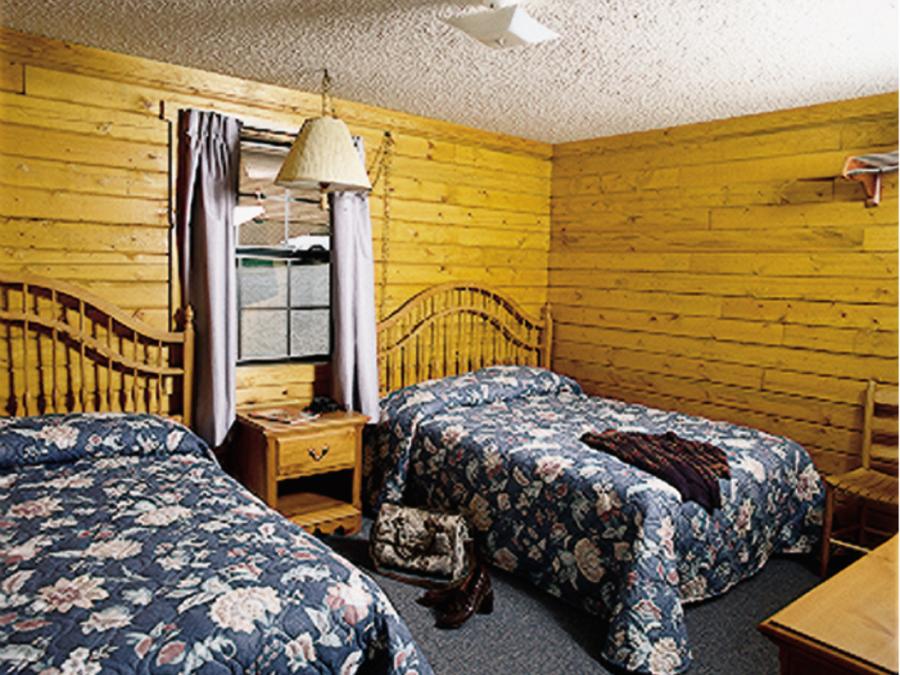 Log Cabin Bedroom
