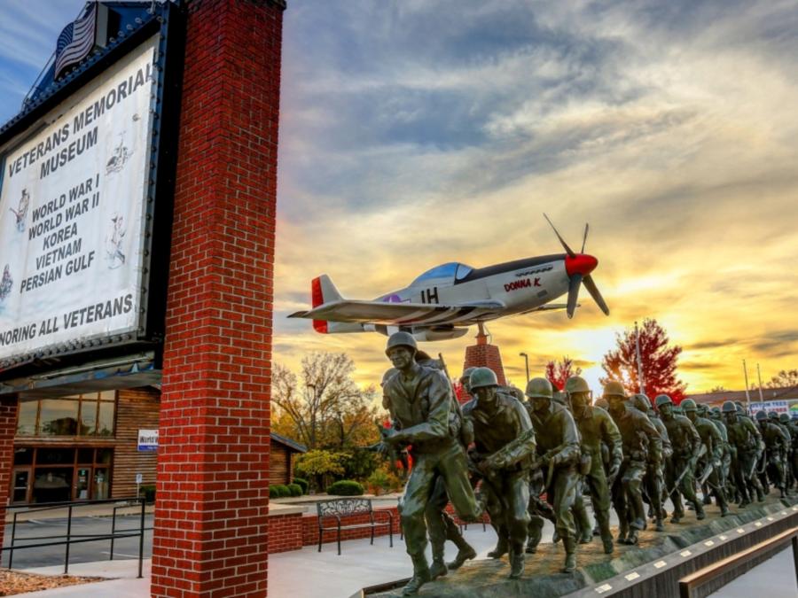 "Storming The Beach" - 50 Life-Sized Bronze statues